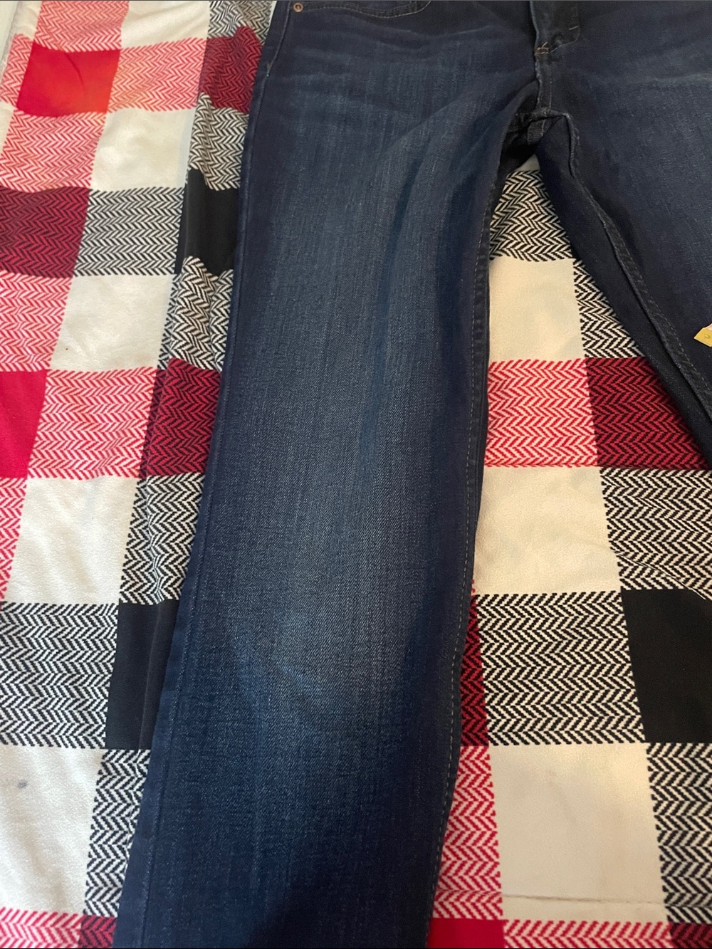 Lee Women's Dark Mid rise Straight Leg Jeans - Picture 9 of 11